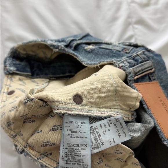 Moussy Vintage MV Ludlow No Belt Shorts Size 27 - Picture 11 of 11